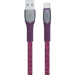 Rivacase Braided USB-A to USB-C 1.2m Fuchsia RD12
