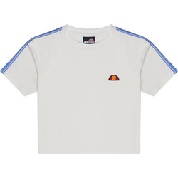 Ellesse Παιδικό Crop Top Κοντομάνικο Λευκό Μπλε S4Z22068-904