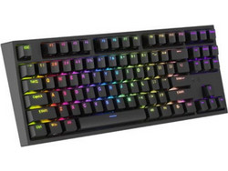 Genesis Thor 404 Μηχανικό Gaming Πληκτρολόγιο TenKeyLess με Gateron Yellow Pro Διακόπτες RGB Black