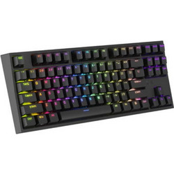 Genesis Thor 404 Μηχανικό Gaming Πληκτρολόγιο TenKeyLess με Gateron Yellow Pro Διακόπτες RGB Black