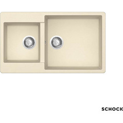 Schock Element Cristalite Vanilla Ένθετος Νεροχύτης Γρανίτη Αντιστρεφόμενος Ματ 110- 86x50cm 31290-1321