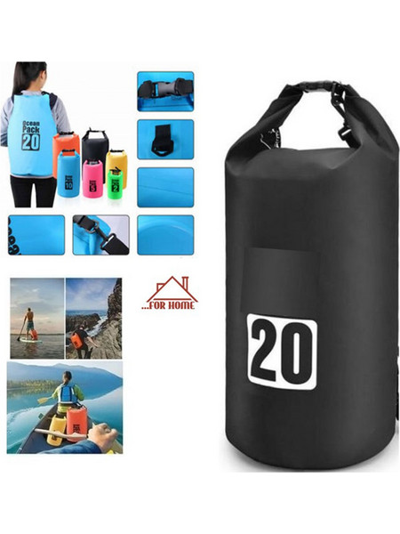 For Home 240232 Στεγανός Σάκος Πλάτης 20lt Μαύρος
