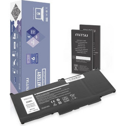 Mitsu BC/DE-7300 Συμβατή Μπαταρία Laptop για Dell Latitude 5300/7300/7400/5310 7200mAh