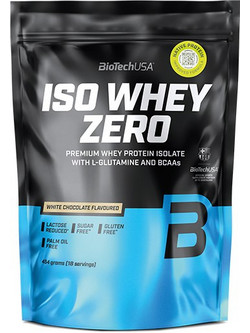 Biotech USA ISO Whey Zero White Chocolate Πρωτεΐνη Ορού Γάλακτος Γράμμωσης Χωρίς Λακτόζη & Γλουτένη 454gr