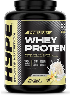 Hype Premium Whey Vanilla Ice Cream Πρωτεΐνη Ορού Γάλακτος 2kg
