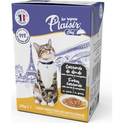 Plaisir Chef Adult Sterilised with Turkey 190gr