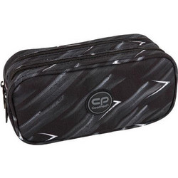 CoolPack Duke Blackboard Κασετίνα Βαρελάκι με 2 Θήκες Μαύρη F065921