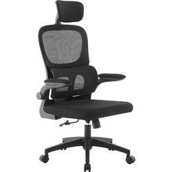 Zita Plus A9935 Καρέκλα Γραφείου με Προσκέφαλο Στήριξη Μέσης Ανάκλιση και Ρυθμιζόμενα Μπράτσα Μαύρη 01.0294