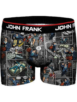John Frank Ανδρικό Μποξεράκι Μαύρο JFBD326