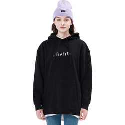 Basehit Γυναικείο Φούτερ Oversized με Κουκούλα & Τσέπες Μαύρο 212.BW20.46