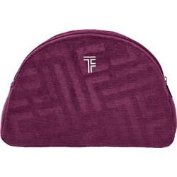 Feel & Touch Icon Γυναικείο Νεσεσέρ Παραλίας Αδιάβροχο 26x17cm Aubergine