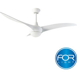 Forlight Helix VE-0094-BLA Ανεμιστήρας Οροφής 132cm με Φως Λευκός
