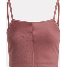 Reebok Yoga Γυναικείο Αθλητικό Crop Top Μπορντό 100037451