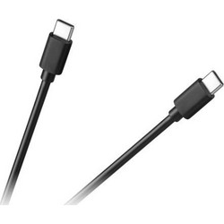 Cabletech USB-C to USB-C 1m Black F-00670