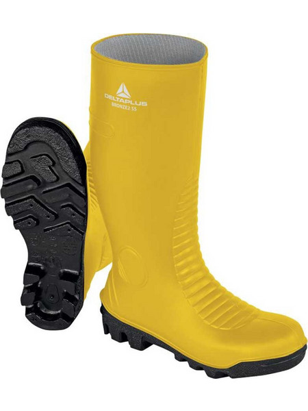 Delta Bronze 2 Γαλότσες Εργασίας Γονάτου Κίτρινες BRONZE2S5SRA-YELLOW-182-21