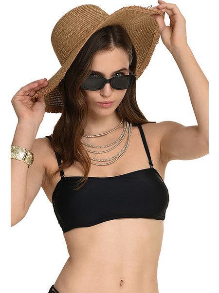 MiandMi Bikini Top Μπουστάκι Μαύρο 2703