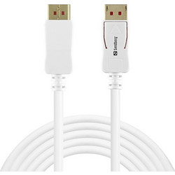 Sandberg Καλώδιο DisplayPort 1.4 to DisplayPort Male 2m White 509-15