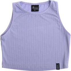 Target Παιδικό Crop Top Αμάνικο Λιλά S25-14565-48