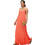 Superdry Maxi Καλοκαιρινό Καθημερινό Φόρεμα Μεταξωτό Πορτοκαλί W8011955A-MHI