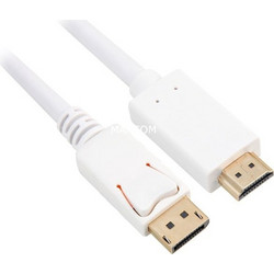 Sharkoon Καλώδιο DisplayPort 1.2 to HDMI Male 3m White 4044951037728