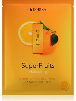 Korika SuperFruits Hallabong Sheet Μάσκα Προσώπου για Λάμψη 25gr