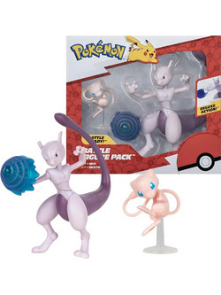Jazwares Pokemon Battle Figure Pack Mew & Mewtwo PKW2941