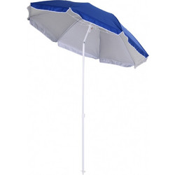 Outsunny Ομπρέλα Θαλάσσης Μπλε 1.7m 84D-069BU