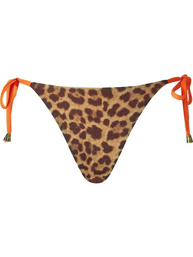 Kurt Geiger Bikini Slip Animal Print Καφέ KGL3WBT07