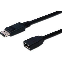 Digitus Καλώδιο DisplayPort to DisplayPort Female 2m Black AK-340200-020-S