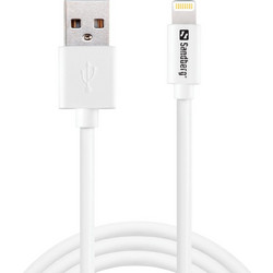 Sandberg USB-A to Lightning Cable 1m White 440-75