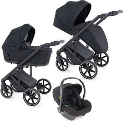 Coletto Flow Καρότσι Μωρού 3 σε 1 Black