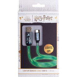 Lazerbuilt Harry Potte USB-A to USB-C 1.2m Green 5060777101008