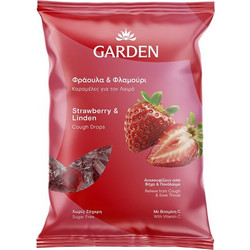 Garden Καραμέλες για Βήχα & Πονόλαιμο Φράουλα & Φλαμούρι 60gr
