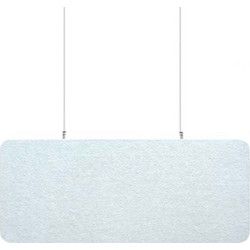 Acustico Audiodesigner Ecobaffle Rectangle Ηχοαπορροφητικά Πάνελ 60x120x4cm 4τμχ Λευκό