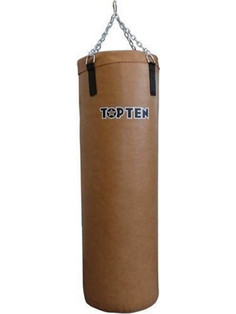 Top Ten Heavy Bag Σάκος Μποξ Κρεμαστός 40kg 120cm Καφέ