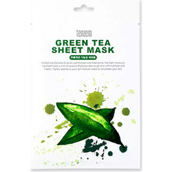 Tenzero Green Tea Sheet Μάσκα Προσώπου για Ενυδάτωση με Πράσινο Τσάι 25ml