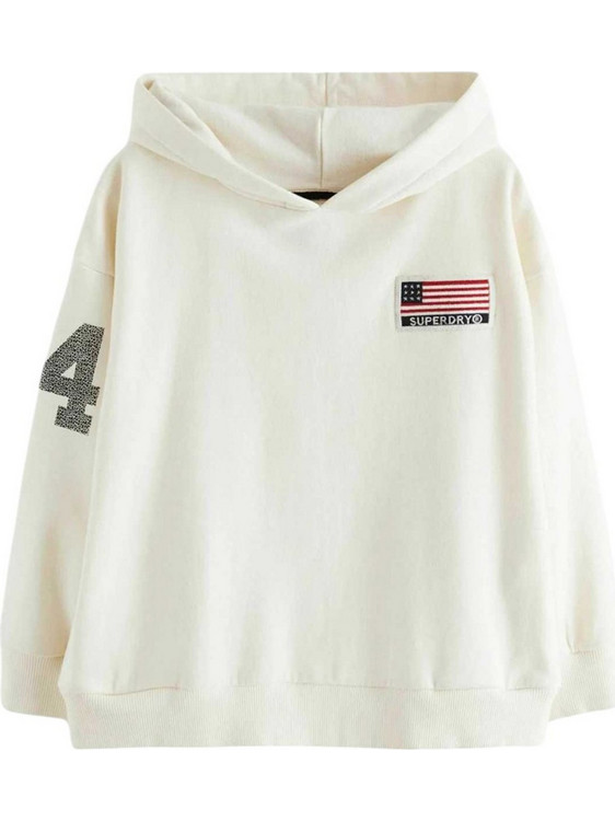 Superdry Παιδικό Φούτερ με Κουκούλα Μπεζ B2010012A-I7N