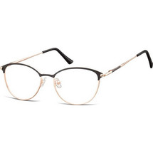 Sunoptic M295A Γυναικείος Σκελετός Γυαλιών Οράσεως Μεταλλικός Χρυσός Μαύρος