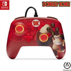 PowerA Enhanced Wired Controller Donkey Kong Flex για Switch Red