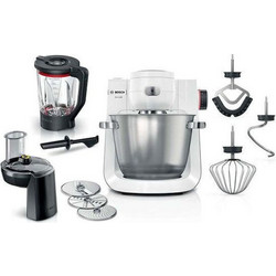 Bosch MUMS6EW22 Κουζινομηχανή 1600W με Ανοξείδωτο Κάδο 5.5lt