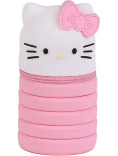 Cerda Hello Kitty Κασετίνα Βαρελάκι Ροζ Λευκή 2700001716