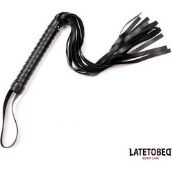 LateToBed Flogger Μαστίγιο 49cm Μαύρο Μαστίγιο