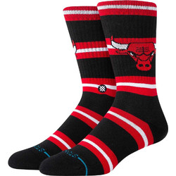 Stance Chicago Bulls Ανδρικές Κάλτσες Ψηλές Μαύρες Κόκκινες A555C24PBU-BLK