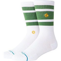 Stance Feelin Lucky Ανδρικές Κάλτσες Ψηλές Λευκές A556A25FEE-GRN