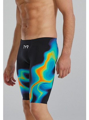 TYR Waist Jammer Αθλητικό Ανδρικό Μαγιό Βερμούδα με Σχέδια Μαύρο VZINLW6A-809