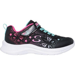 Skechers Butterfly Flush Jumpsters 2.0 Παιδικά Αθλητικά Παπούτσια για Τρέξιμο Μαύρα Βεραμάν Φούξια 303380L-BKMT