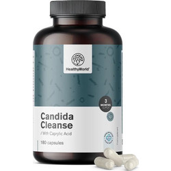 HealthyWorld Candida Cleanse Προβιοτικά 180 Κάψουλες