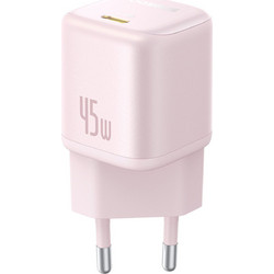 Baseus PicoGo Φορτιστής χωρίς Καλώδιο με Θύρα USB-C 45W Quick Charge 3.0 & Power Delivery Pink