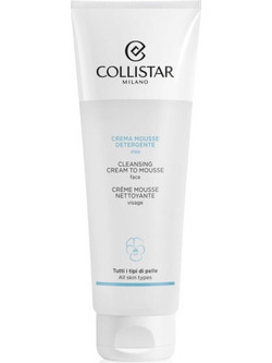 Collistar Cleansing Cream To Mousse Ενυδατικός Αφρός Καθαρισμού Προσώπου 125ml