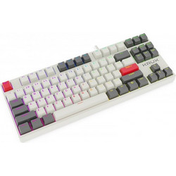 KRUX Atax Pro Creator Retro Μηχανικό Gaming Πληκτρολόγιο TenKeyLess με Gateron Yellow Διακόπτες RGB White